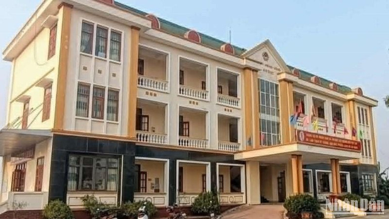 Trụ sở Ủy ban nhân dân xã An Dục (huyện Quỳnh Phụ, tỉnh Thái Bình).