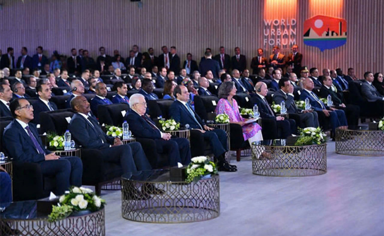 Các đại biểu dự lễ khai mạc WUF 12. (Ảnh: Thanh Bình) Các đại biểu dự lễ khai mạc WUF 12. (Ảnh: Thanh Bình)