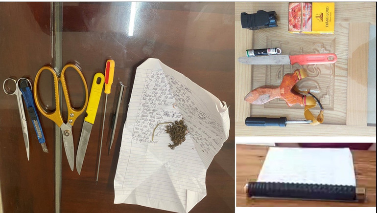 Ma túy, hung khí học sinh mang theo vào cơ sở giáo dục