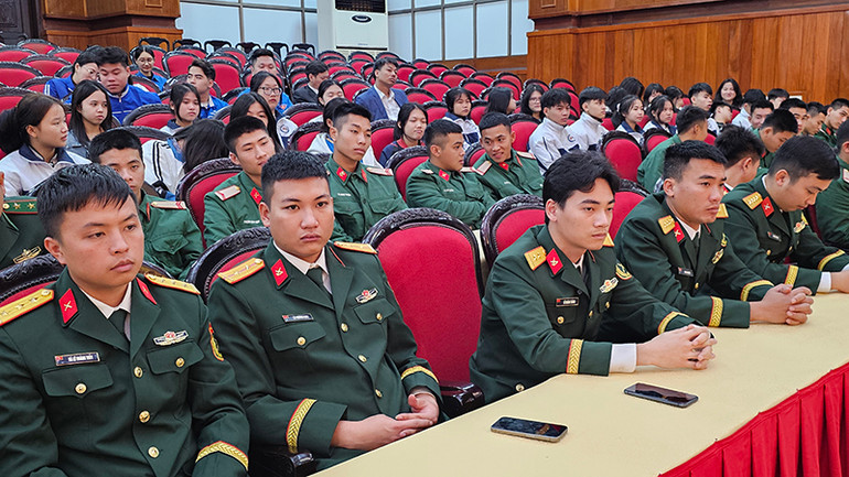 Tuổi trẻ Thanh Hóa tại buổi tọa đàm.