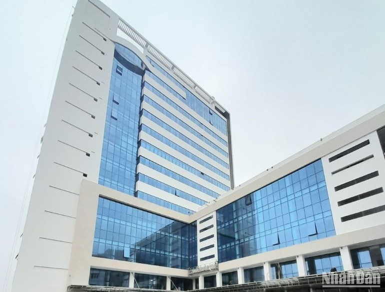 Tòa nhà CDC Thái Bình được xây mới với kinh phí hơn 200 tỷ đồng.