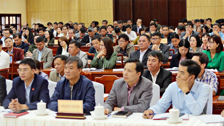 Đại biểu tham dự buổi gặp mặt.