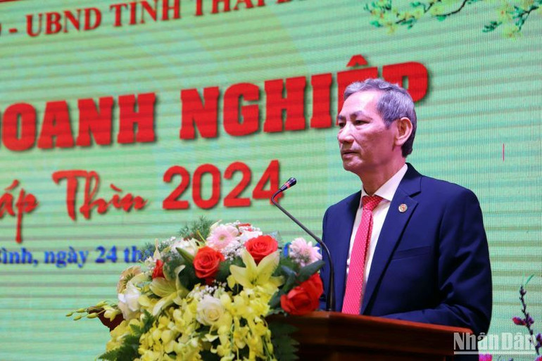 Ông Đỗ Văn Vẻ, Chủ tịch Hiệp hội Doanh nghiệp tỉnh Thái Bình cho biết, mặc dù sản xuất khó khăn nhưng mỗi khi phát động ủng hộ người nghèo đón Tết, cộng đồng doanh nghiệp đều hưởng ứng nhiệt tình.