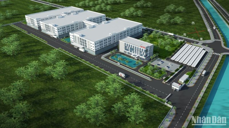 Khu công nghiệp Liên Hà Thái (thuộc Khu kinh tế Thái Bình) thu hút được các dự án FDI có số vốn đầu tư lớn trong năm 2023.