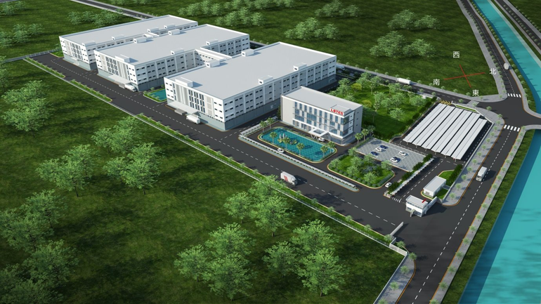 Phối cảnh nhà máy sau khi hoàn thành giai đoạn 2.