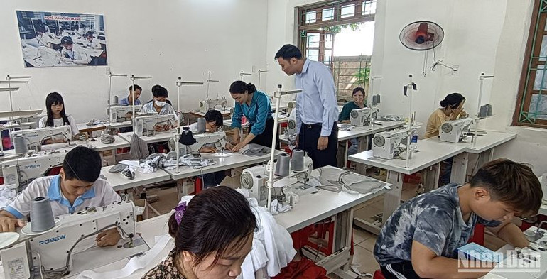 Tỷ lệ lao động qua đào tạo ngành nghề ở Thái Bình cung ứng cho khu công nghiệp đạt khoảng 61%.