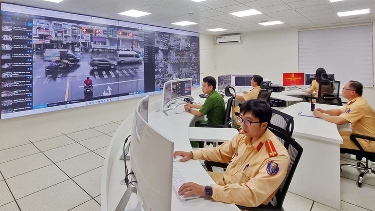 Trung tâm giám sát giao thông thành phố Đà Lạt.