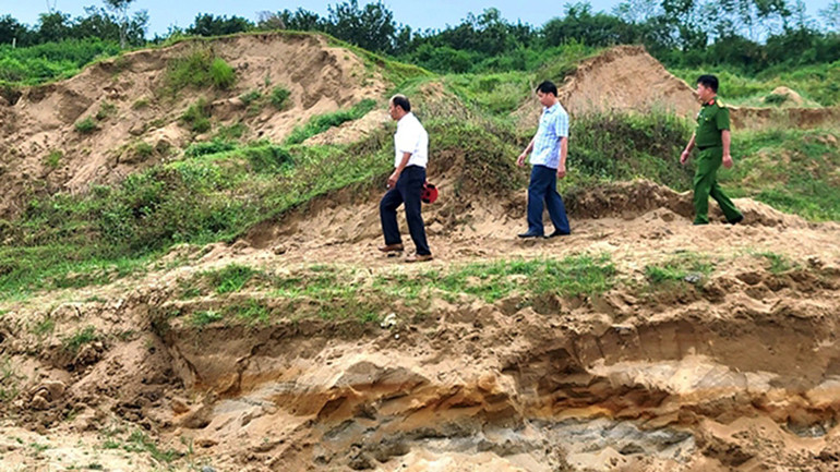 Lực lượng chức năng tăng cường tuần tra nhằm phát lộ, đấu tranh với hành vi vi phạm pháp luật trong hoạt động khoáng sản.