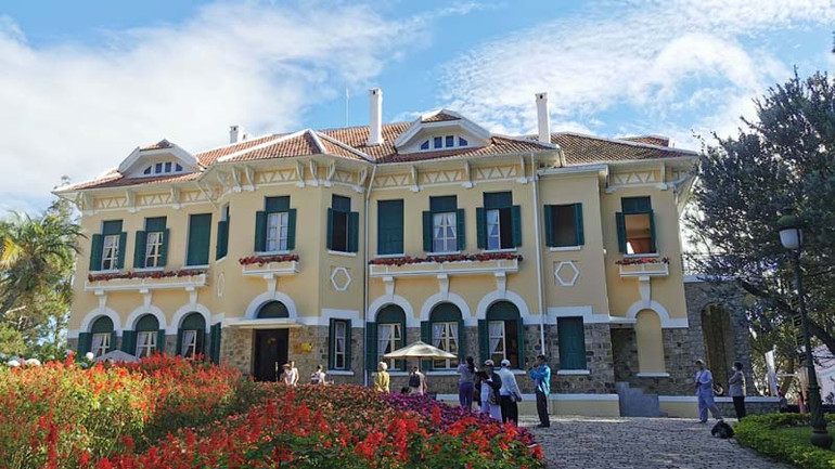 Dinh 1 sau khi trùng tu, tôn tạo nguyên trạng.