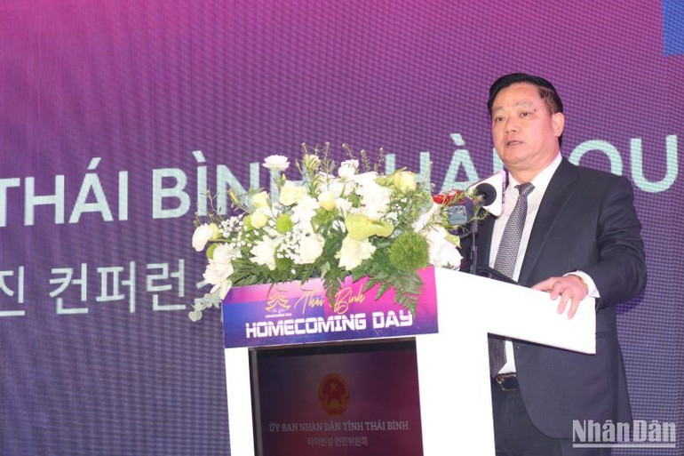 Chủ tịch Ủy ban nhân dân tỉnh Thái Bình Nguyễn Khắc Thận cam kết tạo mọi điều kiện thuận lợi nhất cho các doanh nghiệp Hàn Quốc tìm hiểu và đầu tư vào tỉnh Thái Bình.