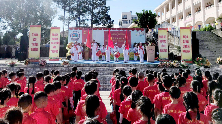 Quang cảnh buổi lễ.