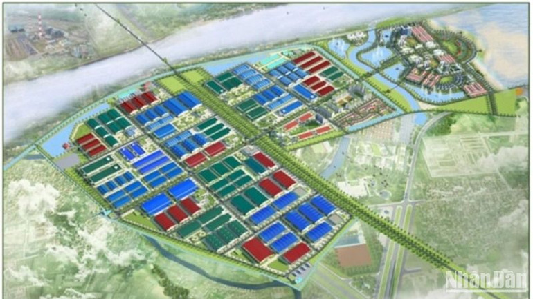 Quy hoạch Khu công nghiệp, đô thị, dịch vụ Hải Long có diện tích 390,41ha thuộc huyện Tiền Hải (tỉnh Thái Bình).