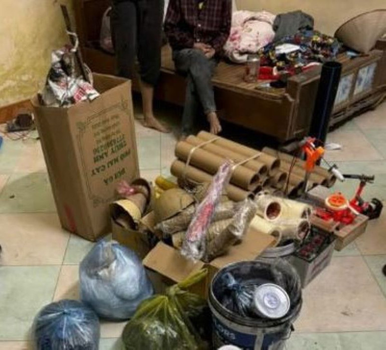 Tang vật thu giữ. (Ảnh: Công an cung cấp)