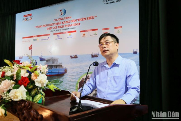 Đồng chí Phạm Văn Nghiêm, Phó Chủ tịch Ủy ban nhân dân tỉnh Thái Bình đánh giá cao ý nghĩa thiết thực của Chương trình.