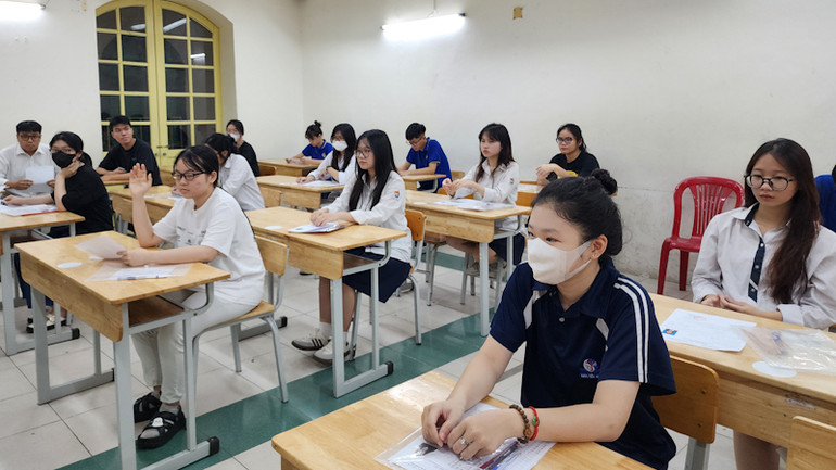 Thí sinh cần phân bổ thời gian làm bài hợp lý.