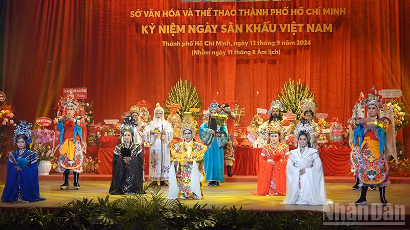 Tái hiện Lễ Đại bội trong các chương trình, lễ hội lớn của Thành phố Hồ Chí Minh. (Ảnh: LINH BẢO)