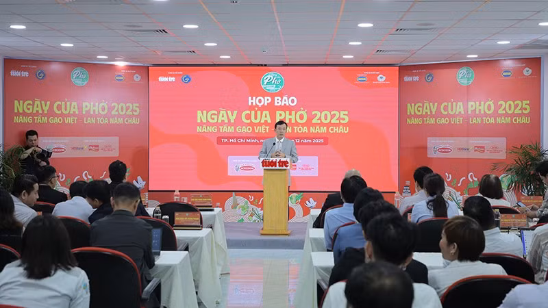 Quang cảnh buổi họp báo. (Ảnh: Ban tổ chức)