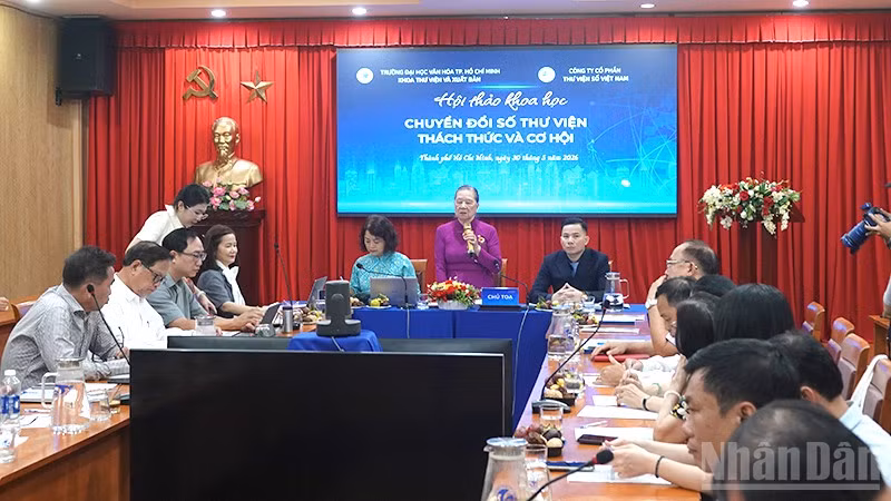 Quang cảnh buổi hội thảo. (Ảnh: Linh Bảo).