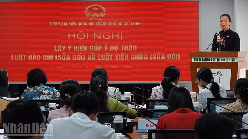 Quang cảnh hội nghị. (Ảnh: LINH BẢO)