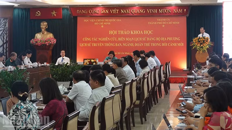Quang cảnh hội thảo. (Ảnh: LINH BẢO)