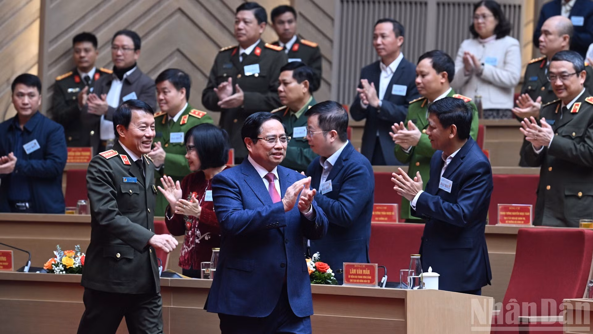 Thủ tướng Phạm Minh Chính đến dự hội nghị.