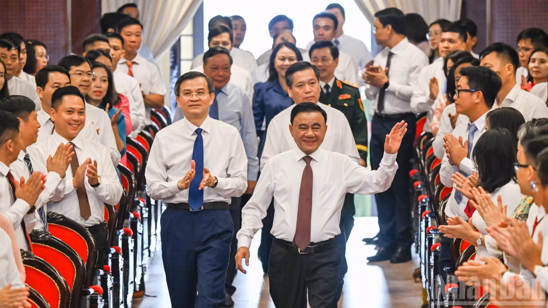 Thường trực Ban Bí thư Trần Cẩm Tú dự Lễ khai giảng năm học 2026-2027 của Học viện Chính trị Quốc gia Hồ Chí Minh.