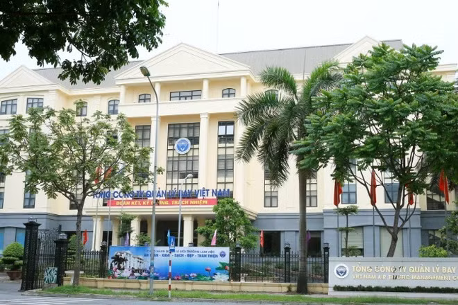 Trụ sở Tổng Công ty Quản lý bay Việt Nam. (Ảnh: Cục Hàng không Việt Nam)
