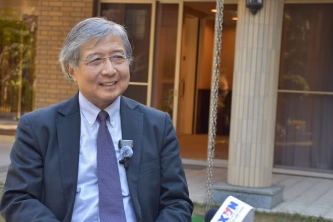 Giáo sư Toshiro Nishizawa (Đại học Tokyo). (Ảnh: TTXVN)