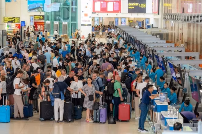 Các cảng hàng không bắt đầu bước vào cao điểm phục vụ dịp nghỉ lễ mừng Quốc khánh năm nay. (Ảnh: Cục Hàng không Việt Nam)