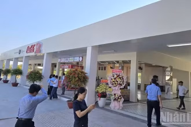Trạm dừng nghỉ Km205+092 trên tuyến cao tốc Vĩnh Hảo-Phan Thiết.