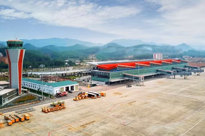 Cảng hàng không quốc tế Vân Đồn hiện hữu.