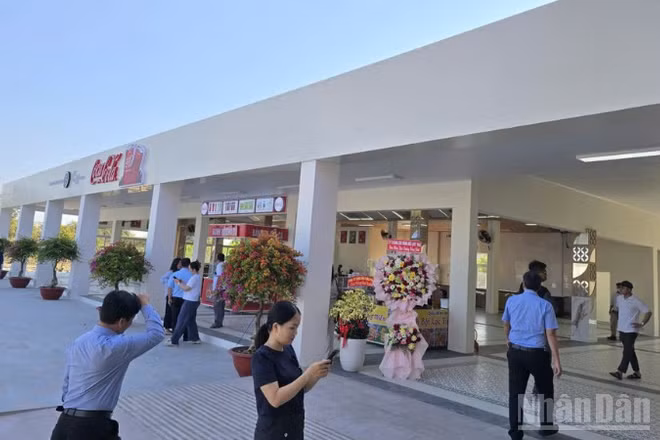 Trạm dừng nghỉ Km205+092 trên tuyến cao tốc Vĩnh Hảo-Phan Thiết.