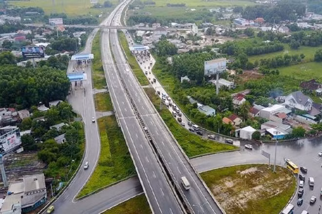Cao tốc bắc-nam chạy qua sát thành phố Cần Thơ. (Ảnh: Bộ Xây dựng)