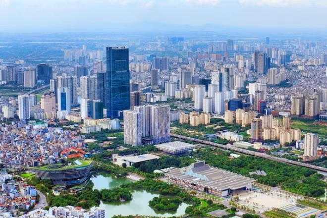 Một góc thành phố Hà Nội.