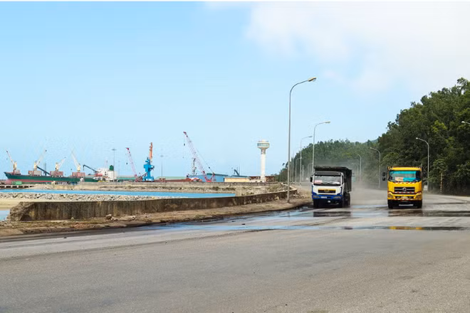 Khu công nghiệp Vũng Áng. (Ảnh: Báo Hà Tĩnh)
