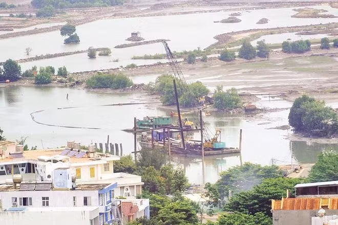Dự án nạo vét kênh Bến Đình là một trong các dự án vướng mắc trong giải phóng mặt bằng (Ảnh CTV)