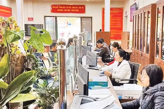 Trung tâm Phục vụ hành chính công xã Việt Tiến, tỉnh Hưng Yên nỗ lực nâng cao chất lượng phục vụ người dân.
