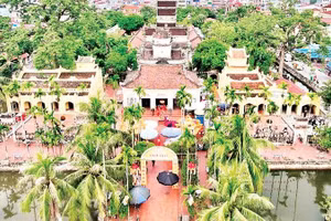 Toàn cảnh chùa Cổ Lễ.