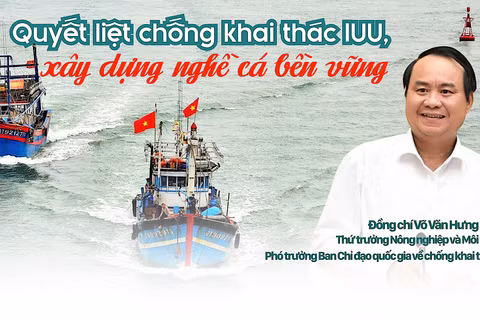 Quyết liệt chống khai thác IUU, xây dựng nghề cá bền vững