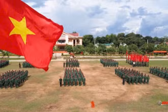 Hình ảnh trong bộ phim "Vì họ là người lính" do Điện ảnh Quân đội nhân dân sản xuất năm 2024 đã đoạt nhiều giải thưởng uy tín.