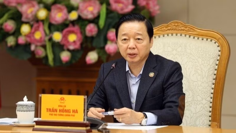 Phó Thủ tướng Trần Hồng Hà. (Ảnh: VGP)