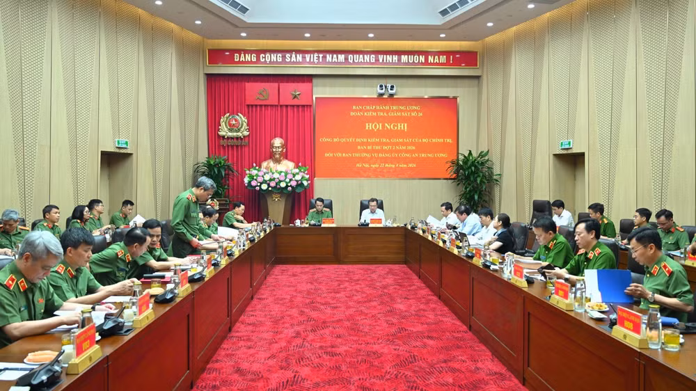 Các đại biểu dự Hội nghị. (Ảnh: bocongan.gov.vn)