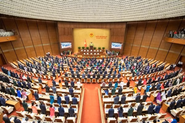 Quang cảnh Kỳ họp thứ 9, Quốc hội khóa XV.