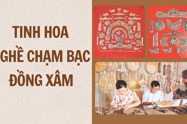 Tinh hoa nghề chạm bạc Đồng Xâm