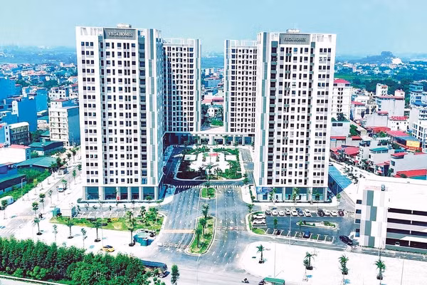 Khu nhà ở xã hội Quang Châu dành cho công nhân tại Bắc Ninh.