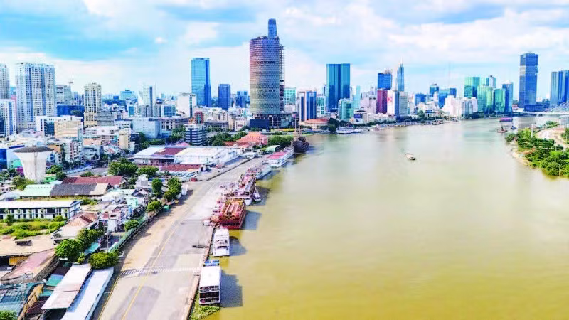 Khu cảng Nhà Rồng-Khánh Hội. (Ảnh DUY QUANG)