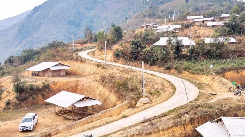 27 hộ dân bản Pá Hậu, xã Chiềng Lao đã được di chuyển tái định cư an toàn.
