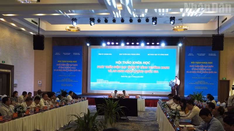 Quang cảnh buổi hội thảo. (Ảnh: NGUYỄN TRUNG)