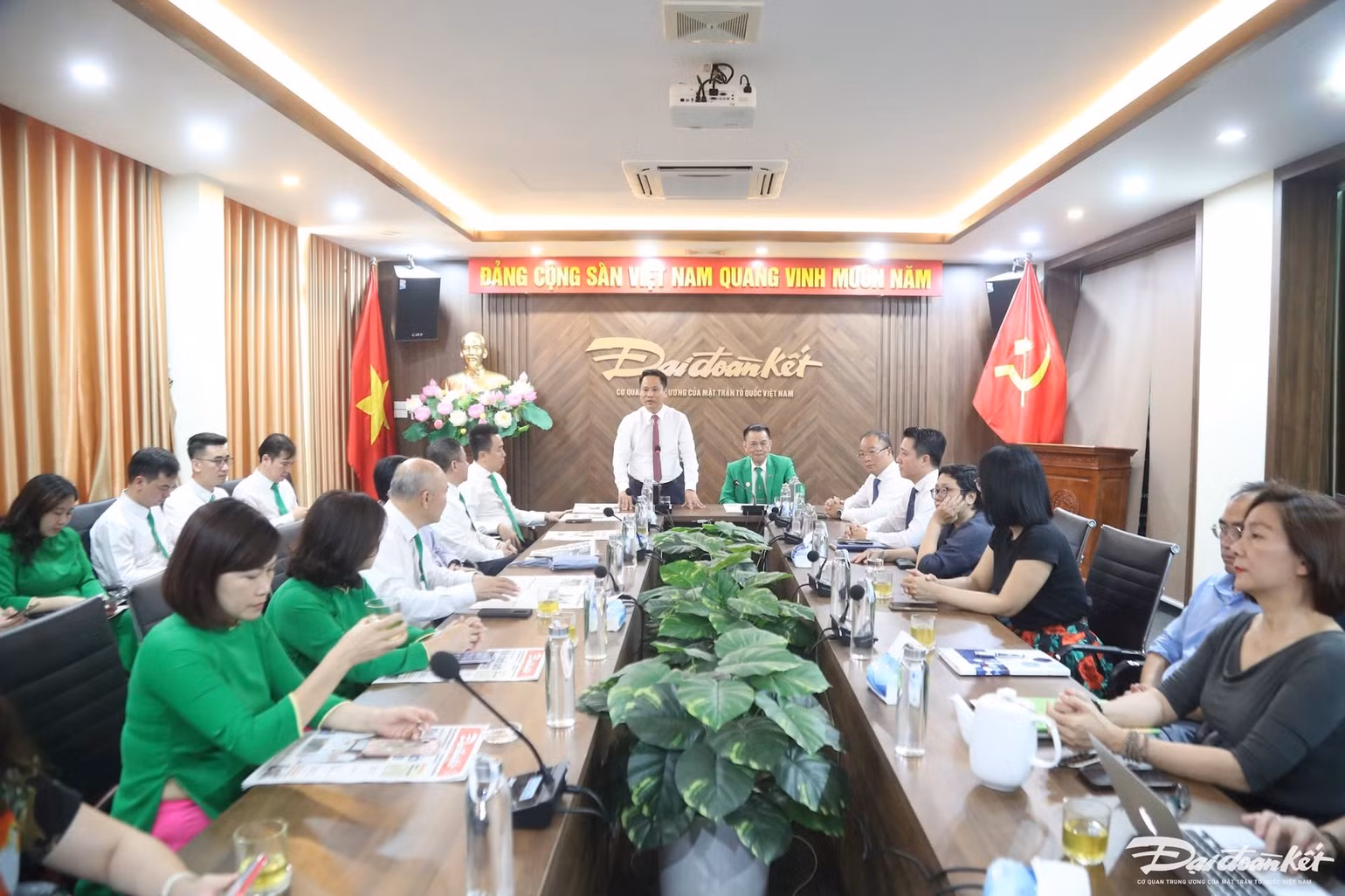 Quang cảnh buổi lễ. (Ảnh: LÊ KHÁNH)