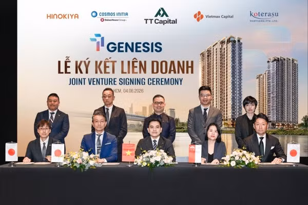 Đại diện các doanh nghiệp ký kết hợp tác.